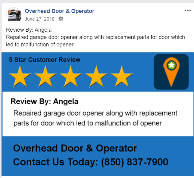 Best Garage door opener Testimony